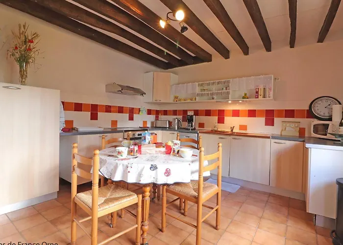 Vakantiehuis Charmante Fermette Avec Jardin Et Animaux Admis Pres De Mortagne Au Perche - Fr-1-497-161 Saint-Germain-de-Martigny