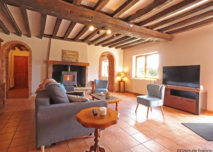 Charmante Fermette Avec Jardin Et Animaux Admis Pres De Mortagne Au Perche - Fr-1-497-161