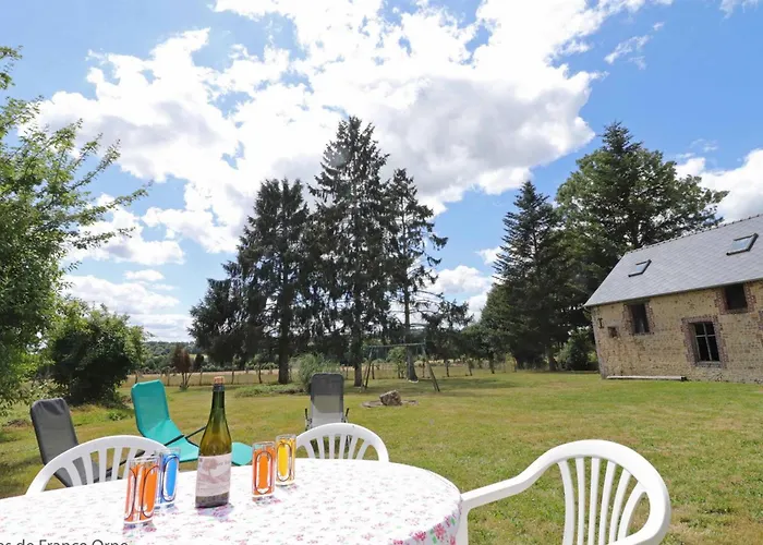 Vakantiehuis Charmante Fermette Avec Jardin Et Animaux Admis Pres De Mortagne Au Perche - Fr-1-497-161 *